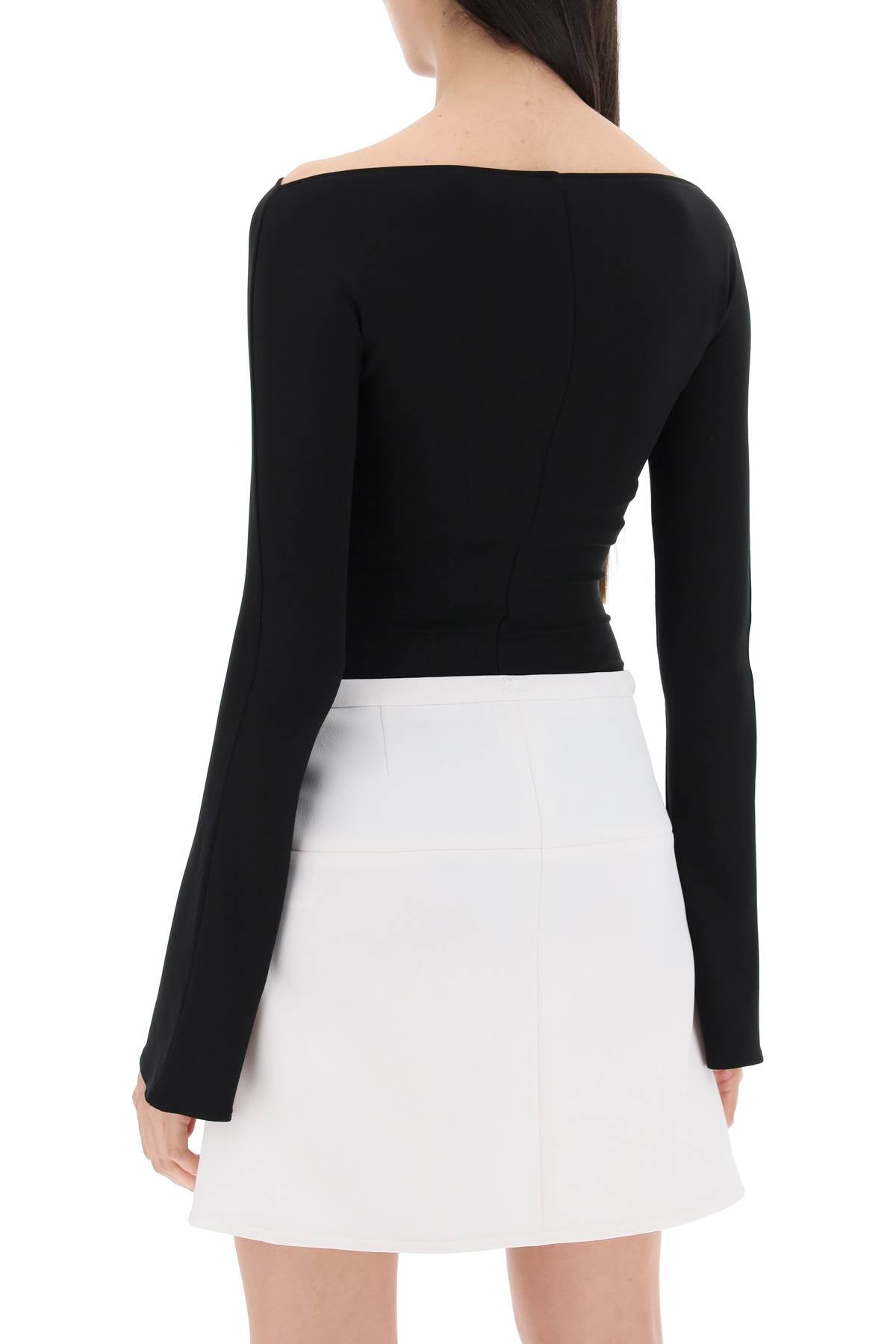 Courreges Invisible Front Zip Bodycon Dress