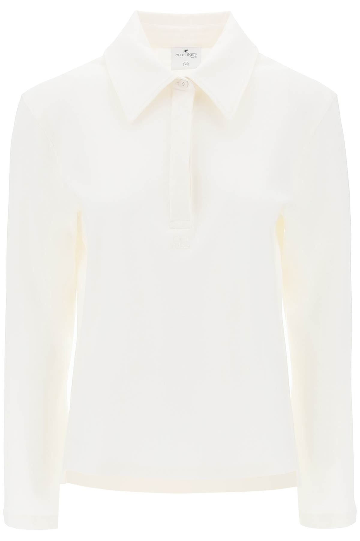 Courreges Cotton Piqu Polo Shirt