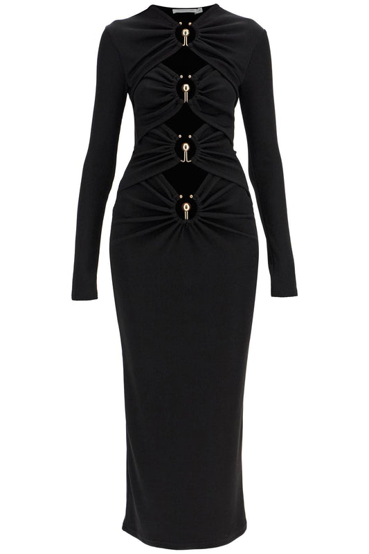 Christopher Esber Cut Out Dress With Metallic Rings