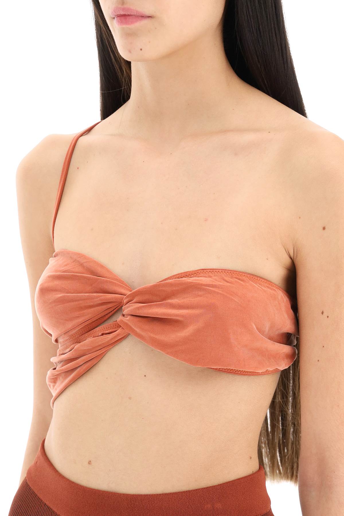 Jacquemus Le Bandeau Espelho Bralette Top