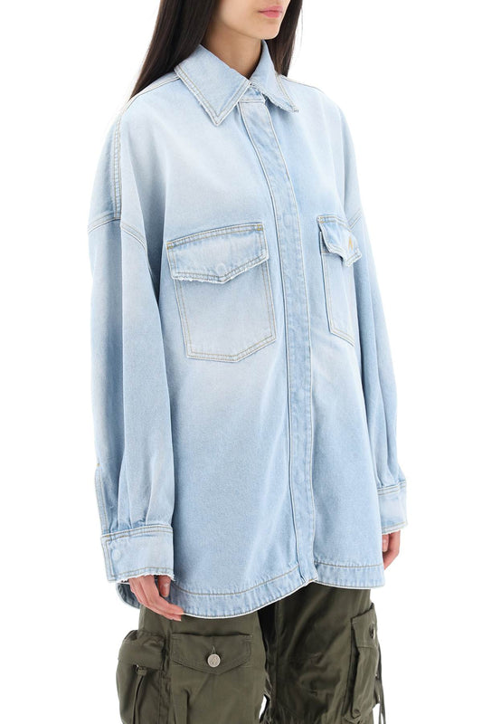 The Attico Oversized Denim Overshirt