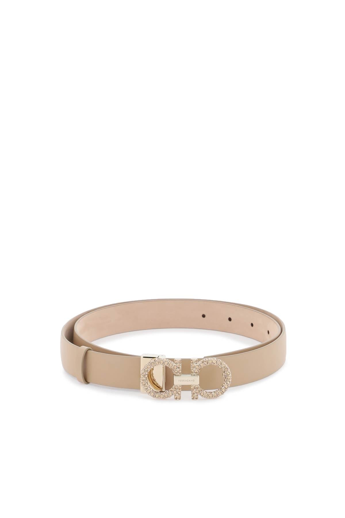 Ferragamo Crystal Gancini Belt