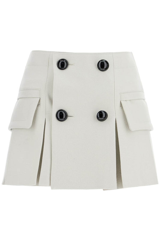 Sacai Mini Skirt With Built-In