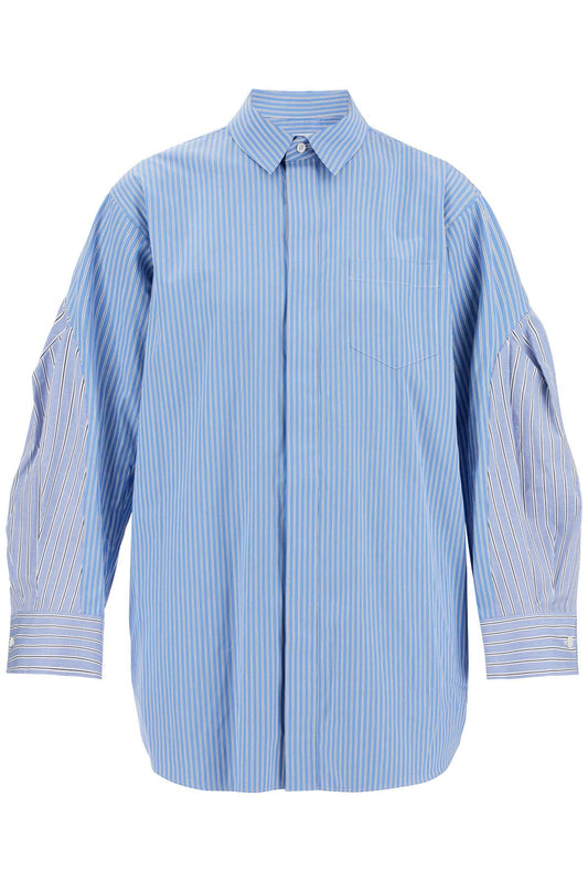 Sacai Mini Poplin Blouse In Chem