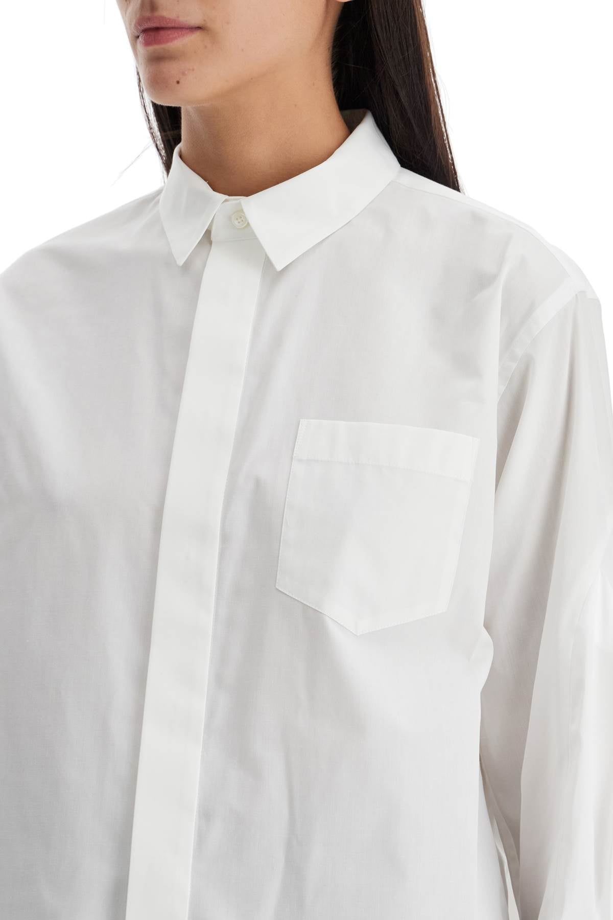 Sacai Boxy Shirt With Wide Sleeves