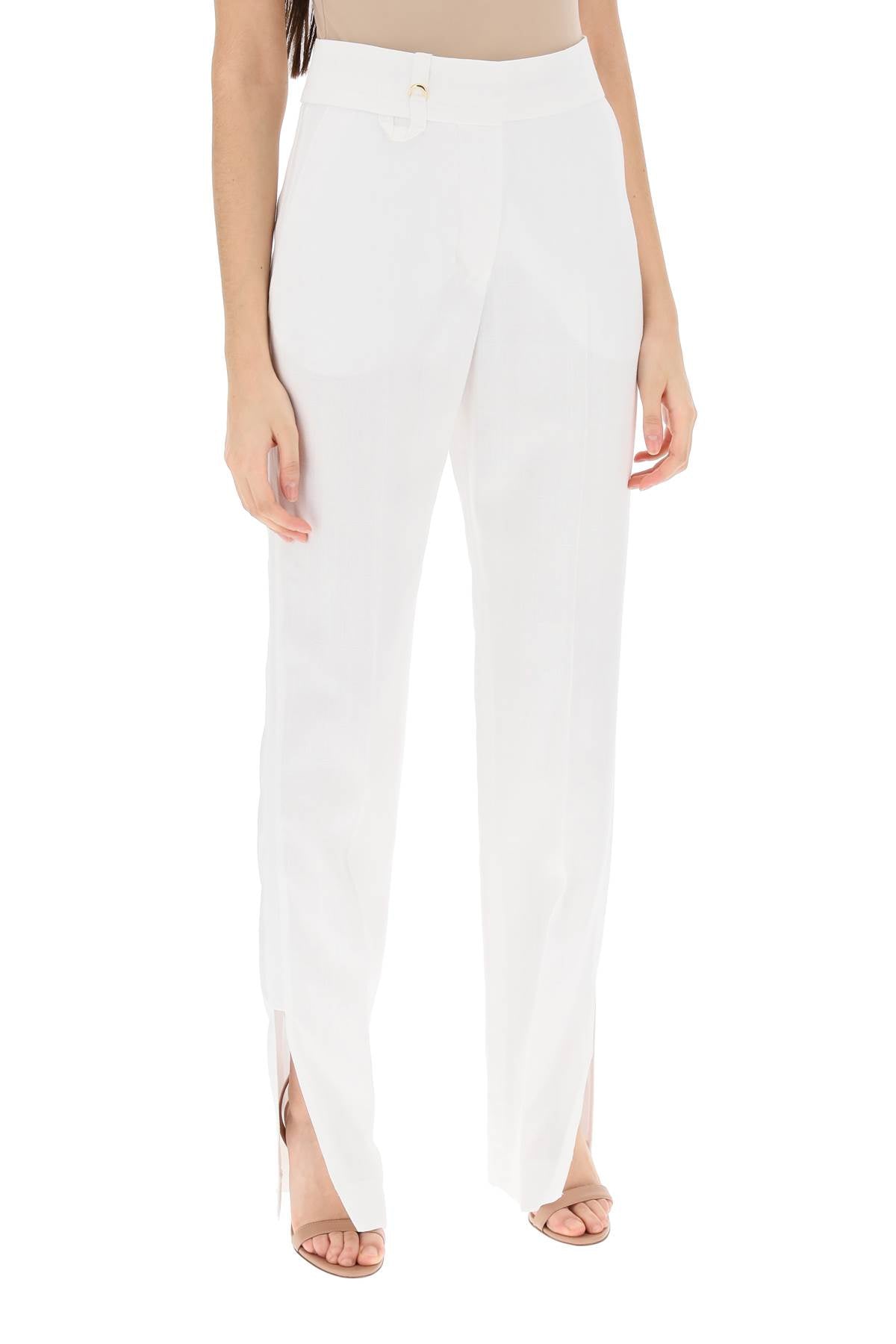 Jacquemus Le Pantalon Tibau Slit Pants