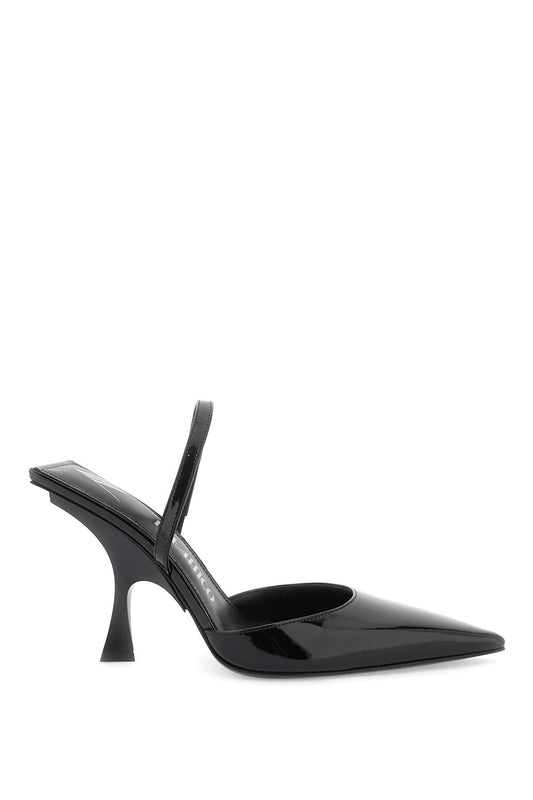 The Attico Faux Leather Slingback Pumps