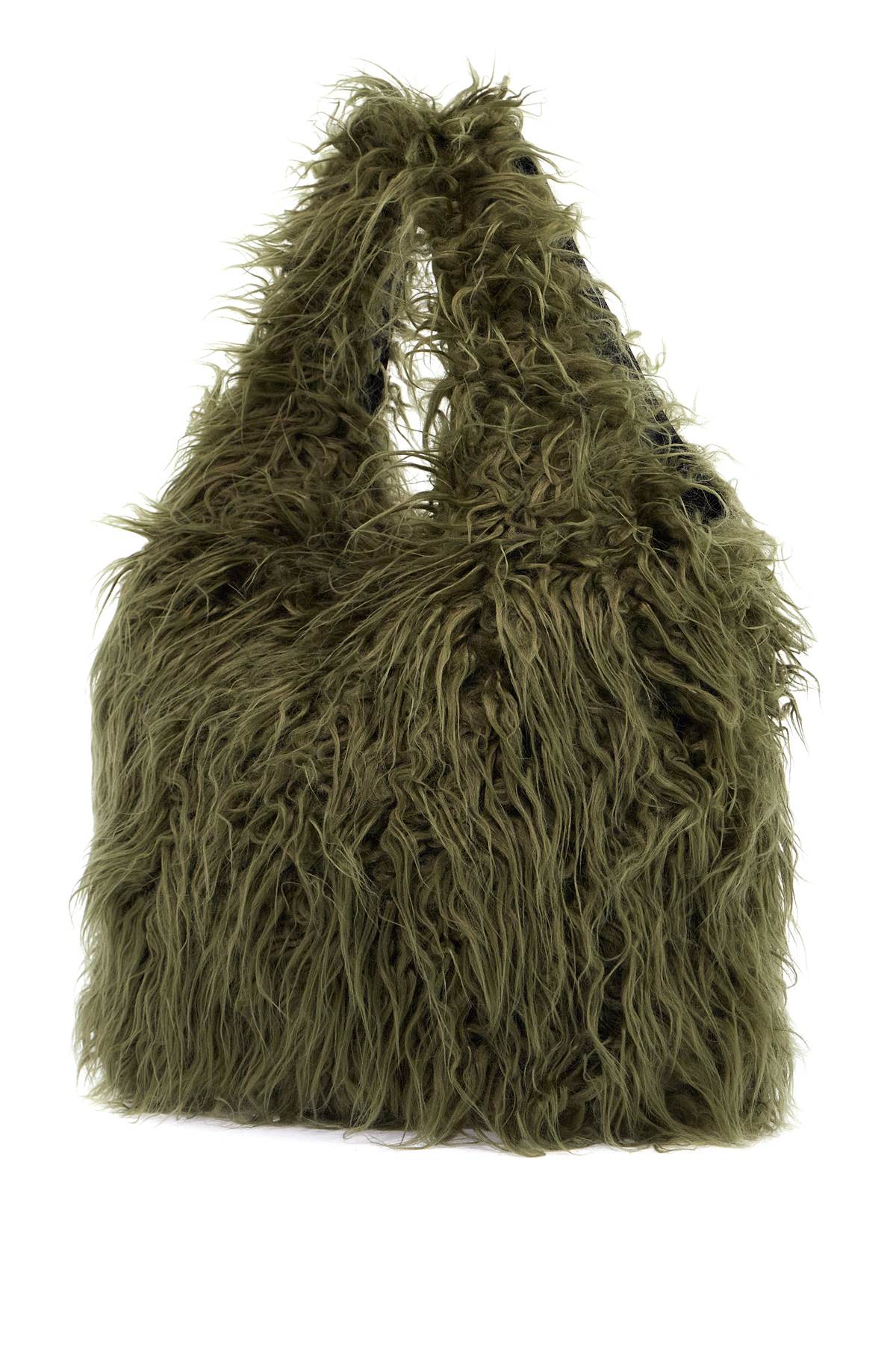 Dries Van Noten Eco Fur Tote Bag In