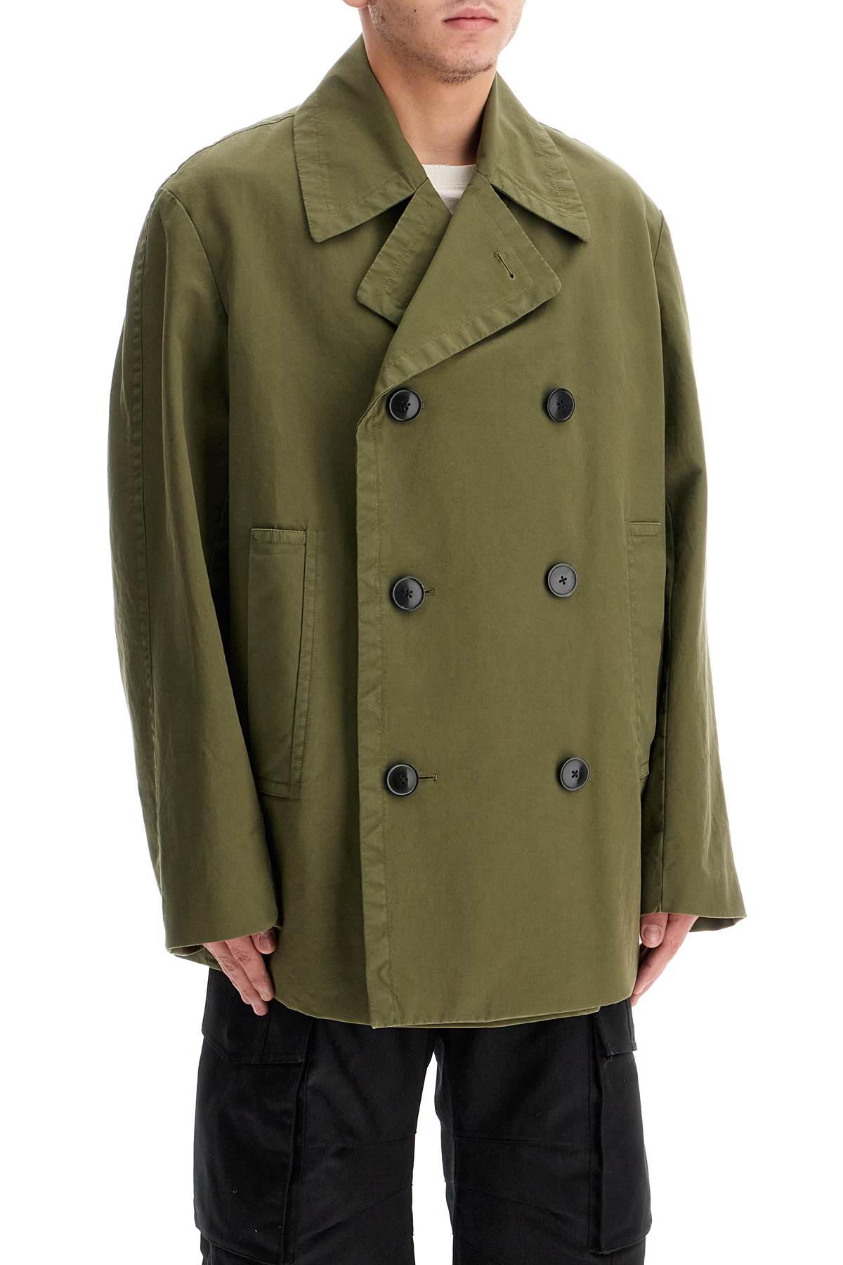 Dries Van Noten Overdyed Cotton Coat