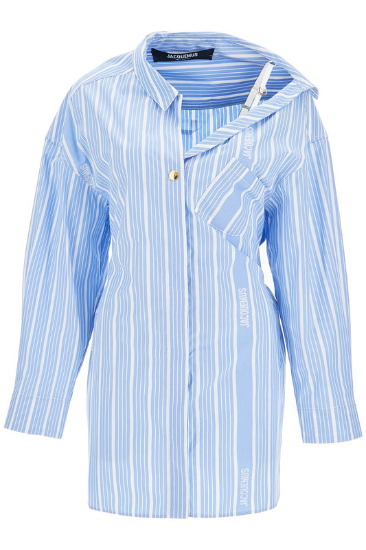 Jacquemus La Mini Robe Chemise Shirt Dress