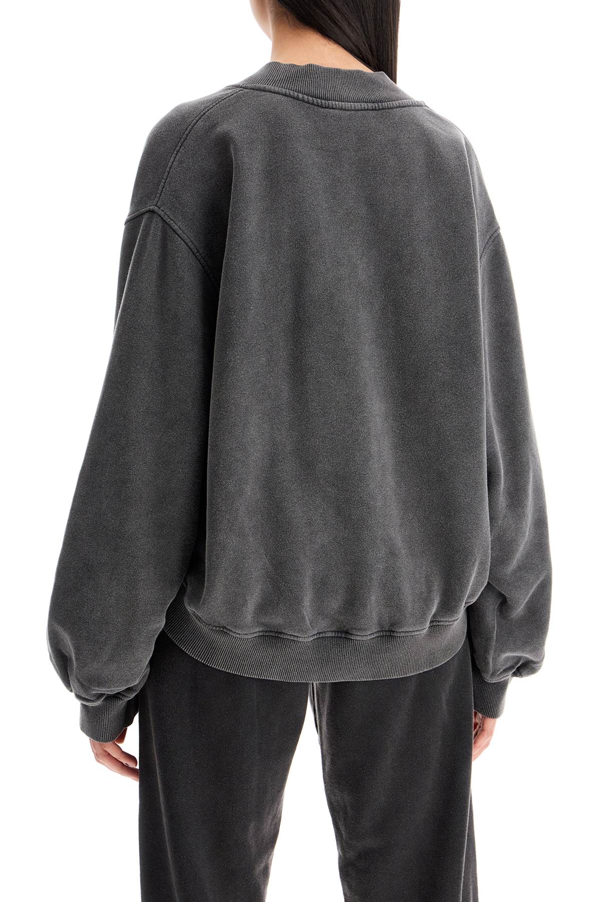 The Attico Oversized V-Neck Sweatshirt