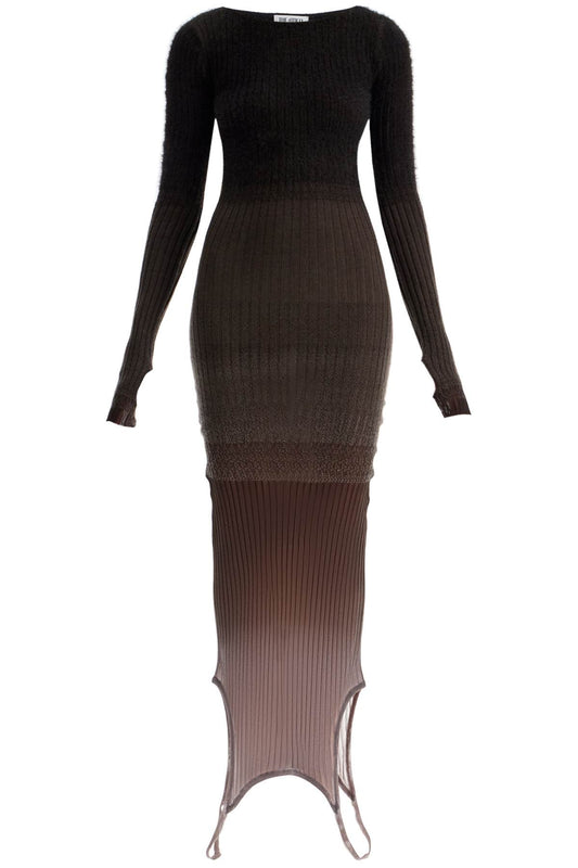 The Attico Gradient Knit Dress In Seven