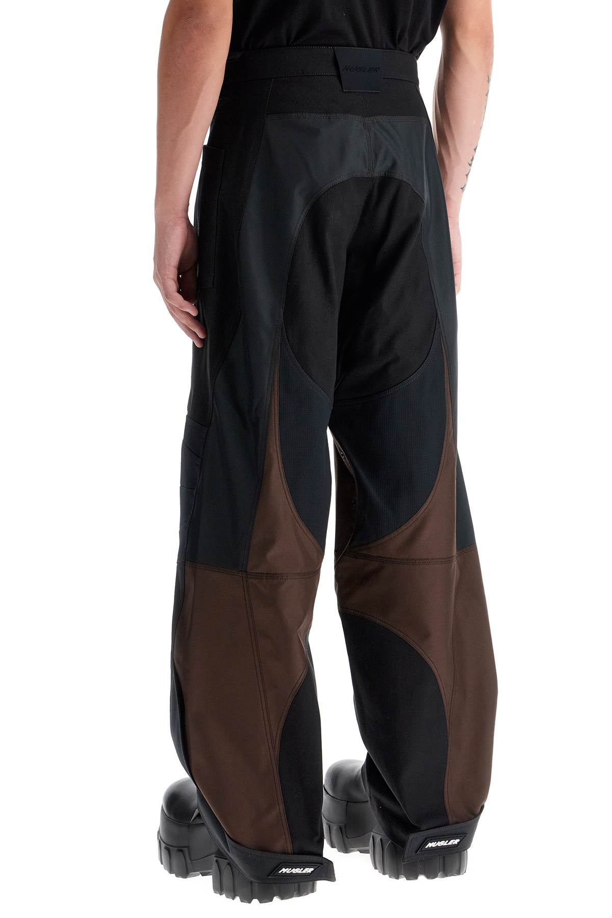 Mugler Patchwork Cargo Pants With