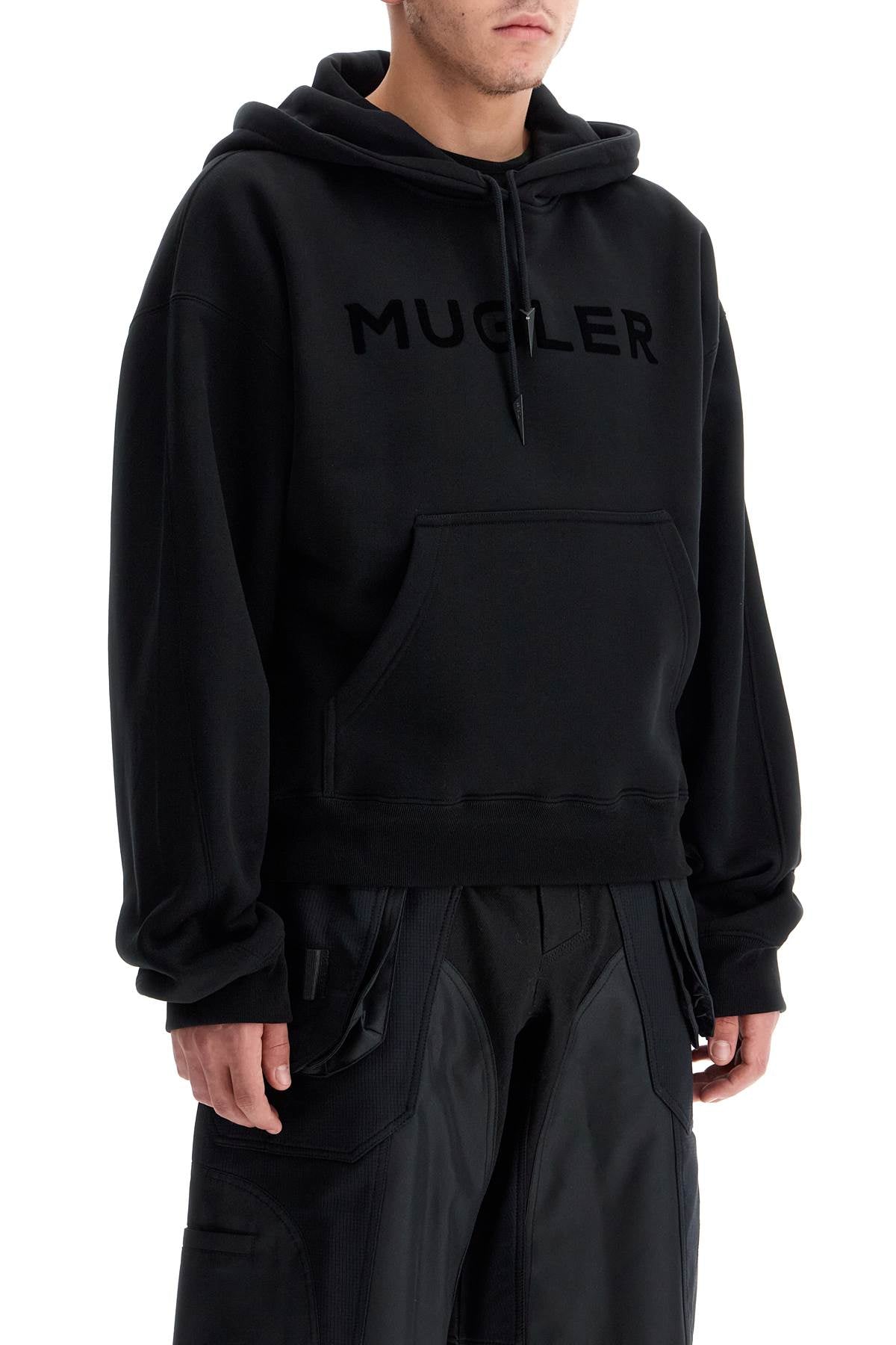 Mugler Fleece Sweatshirt With