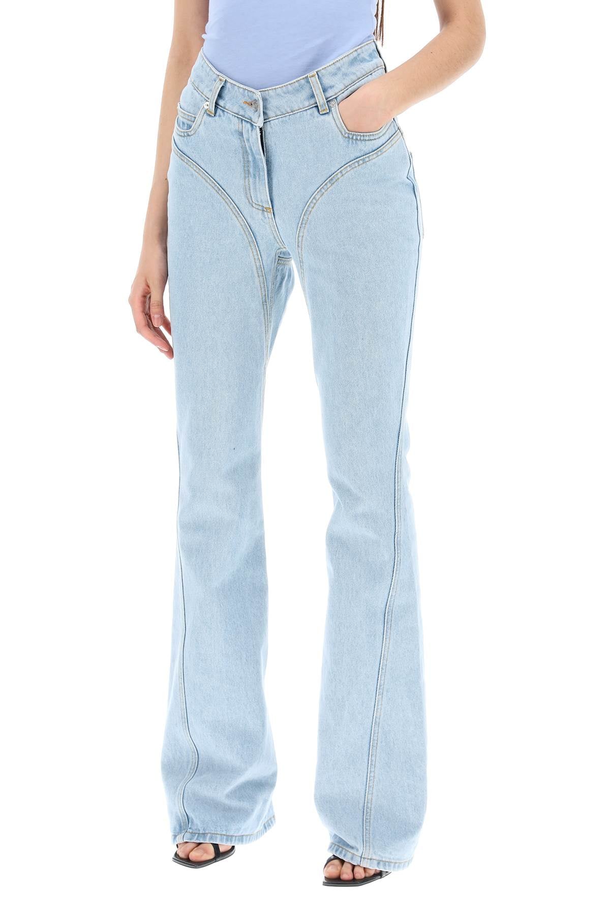 Mugler Skinny Flared Jeans