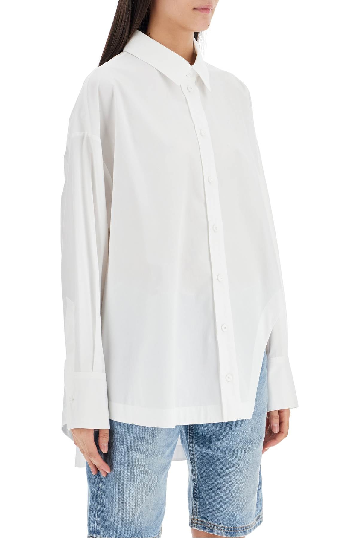 The Attico Asymmetric Oversized Shirt