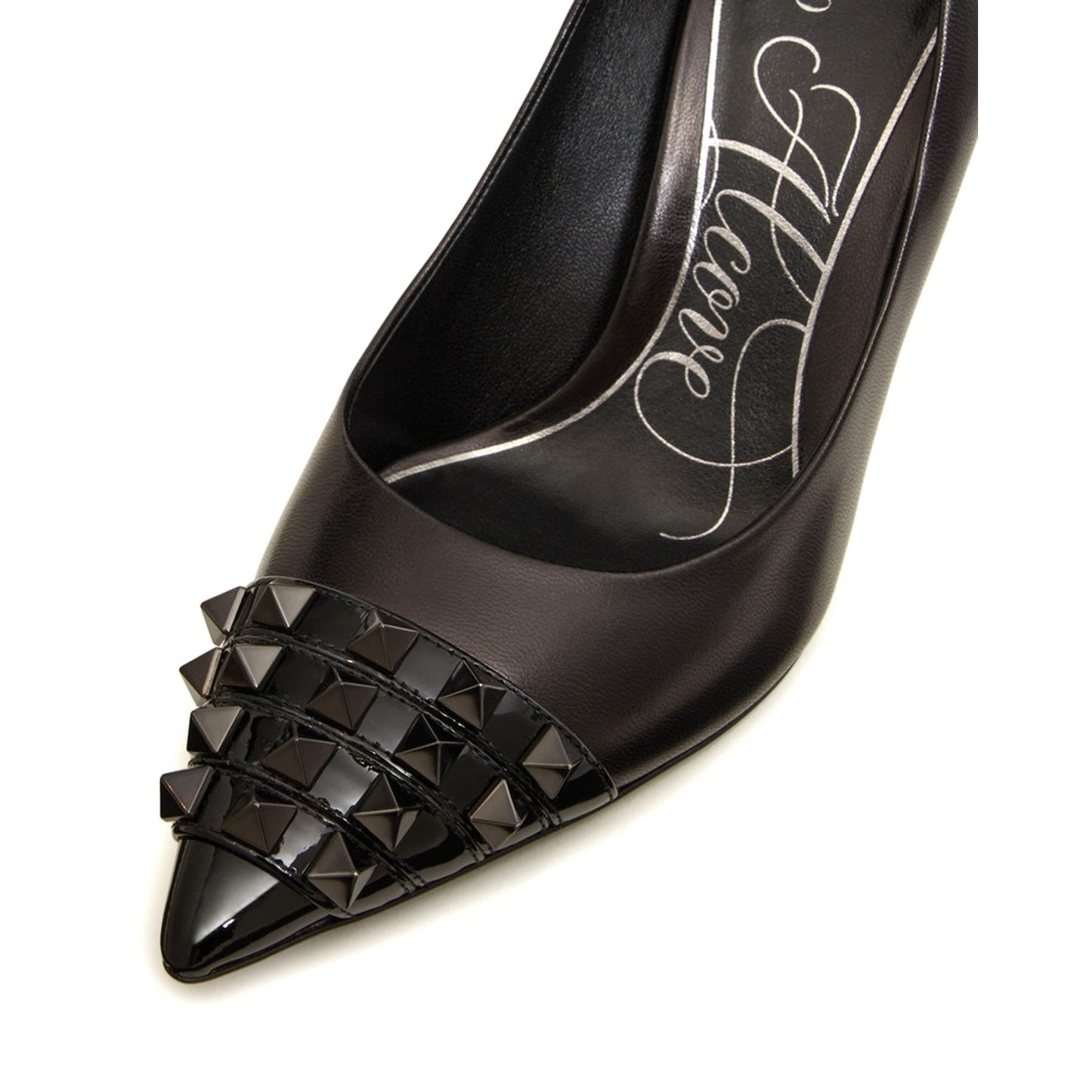 NIB Valentino Garavani Rockstud Alcove Leather Pointed-toe Pumps 36