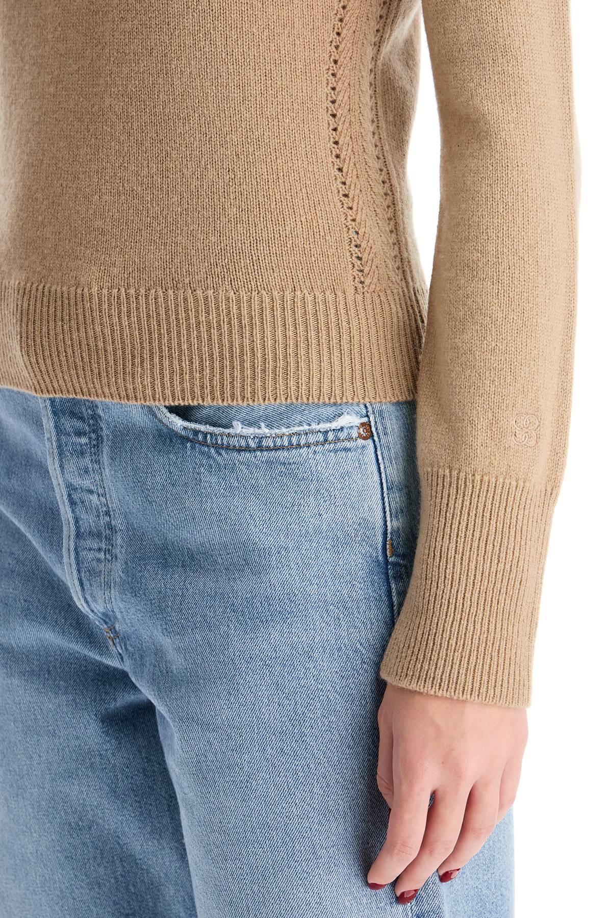 Filippa K Wool And Cashmere Sweater With Decorative Details