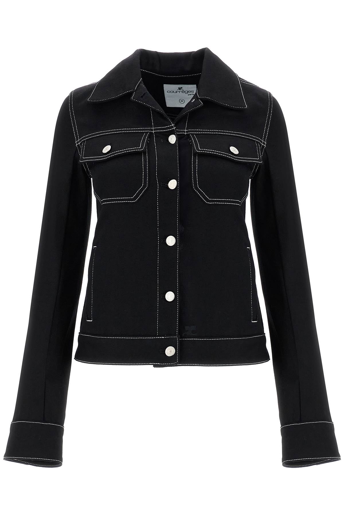 Courreges Denim Trucker Jacket For