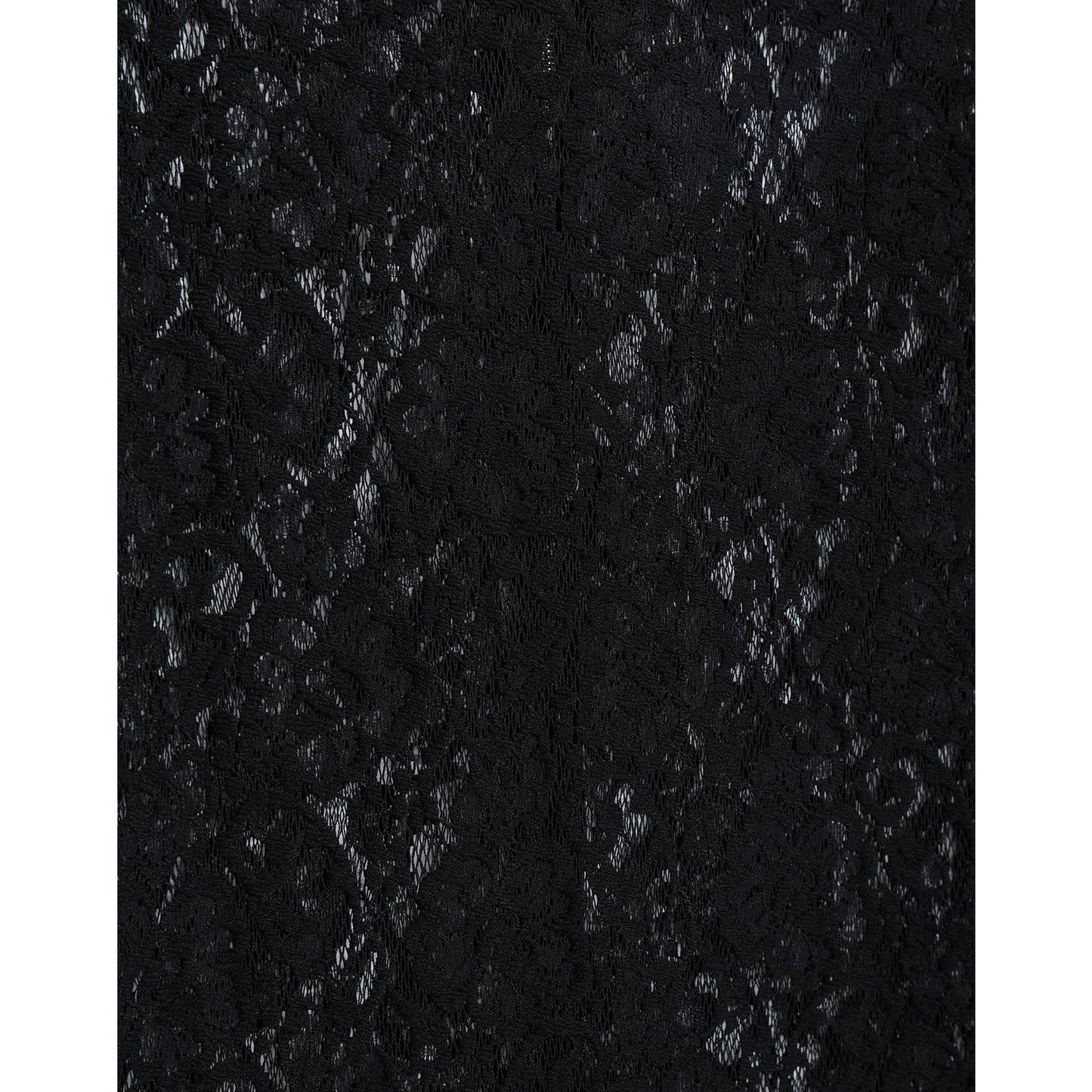 NWT Dolce & Gabbana Black Sheer Lace Midi Pencil Skirt IT 36 US XXS