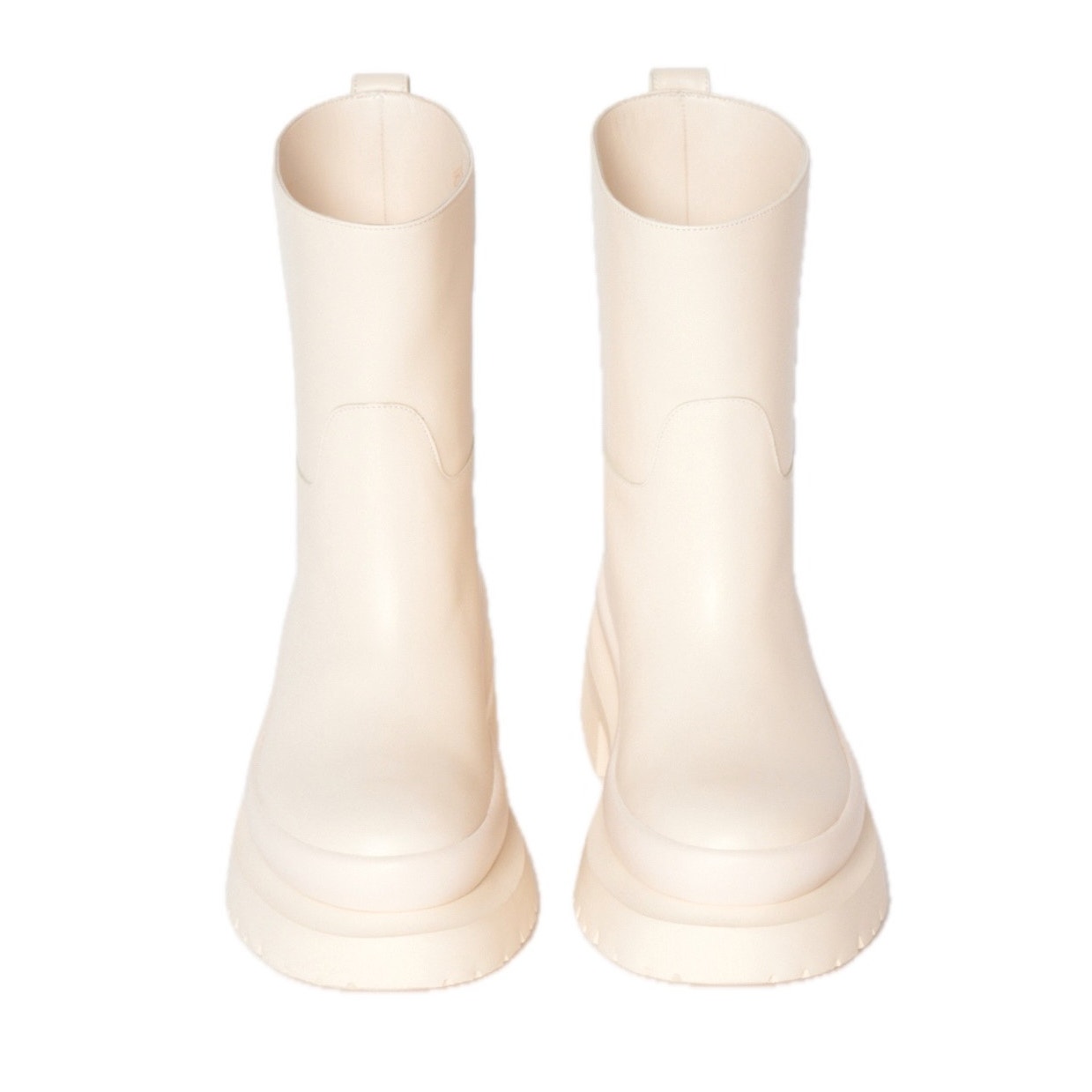 Valentino Garavani  Off-White Roman Stud Ankle Boots Ivory 37