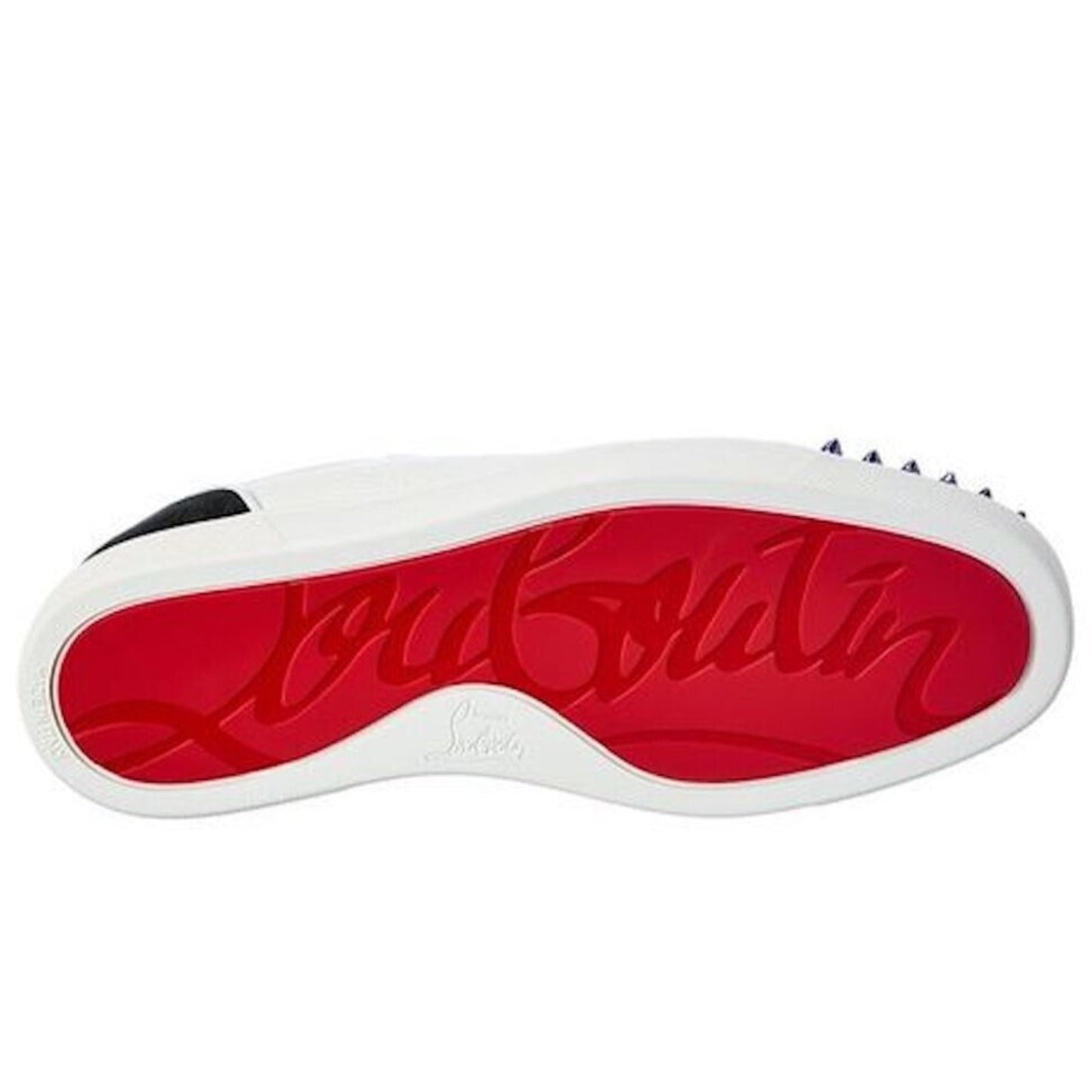 Christian Louboutin Louis Junior Spikes Orlato Sneakers White Purple
