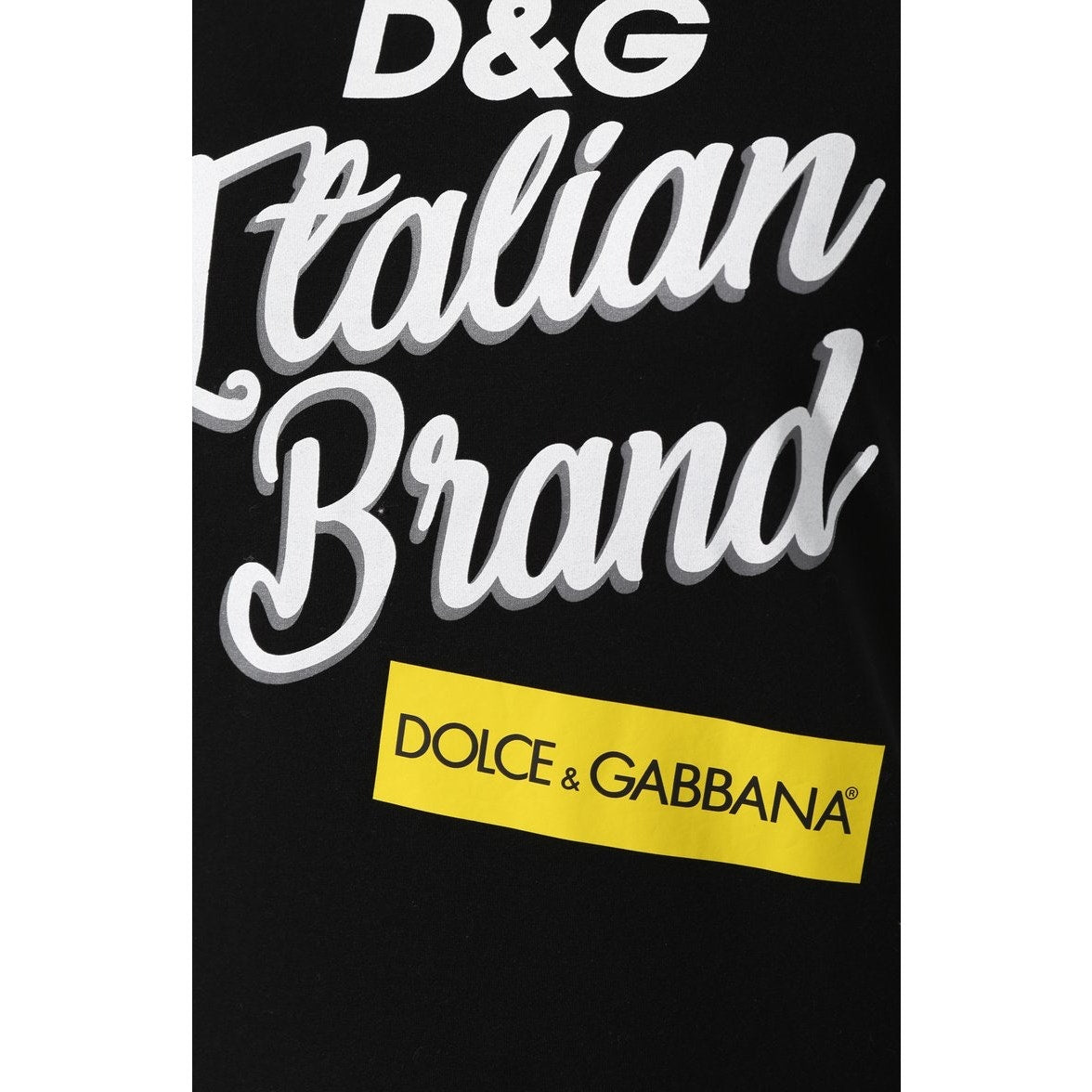 NWT Dolce & Gabbana Black Italian Brand Cotton T-shirt In IT 36 XXS
