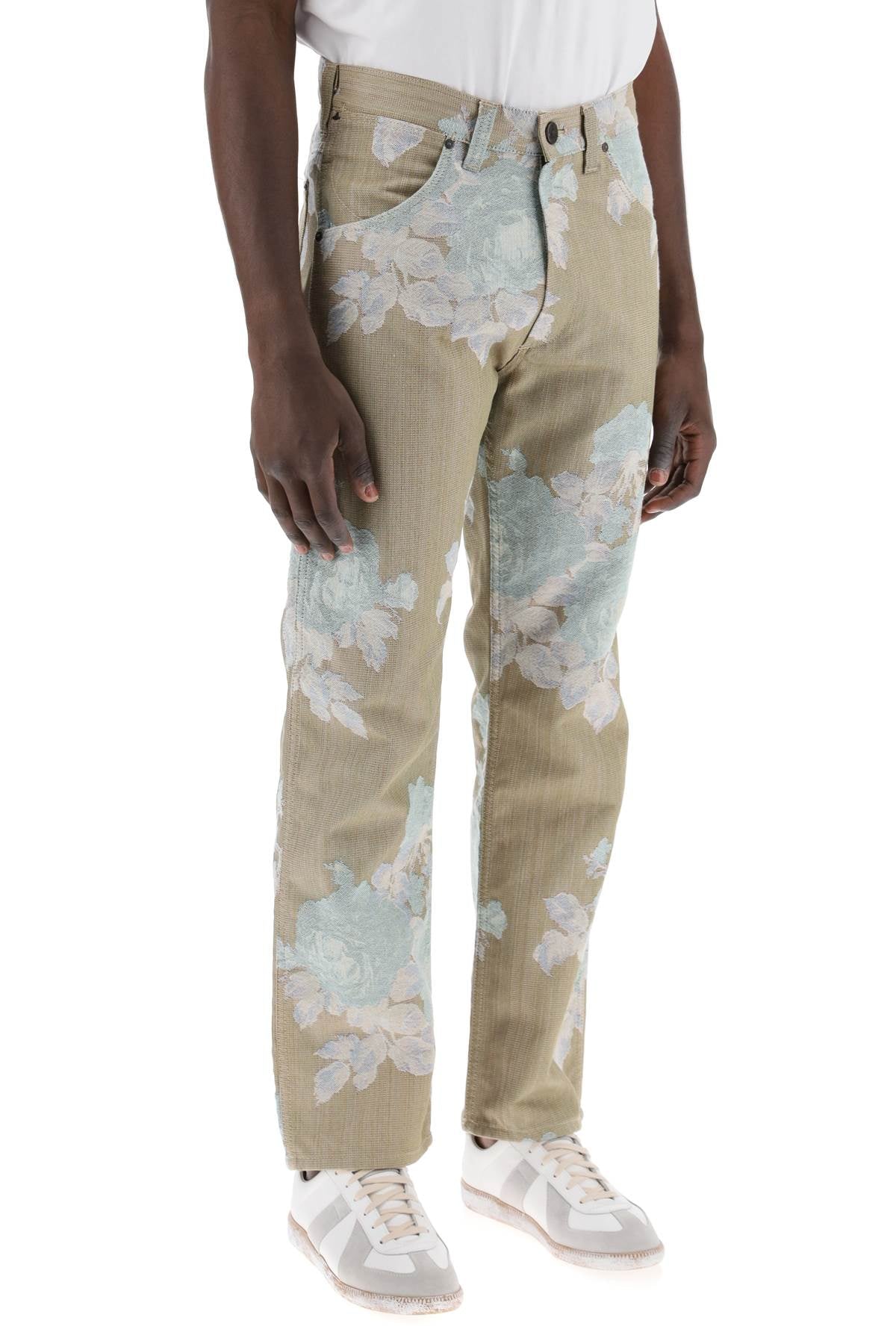 Vivienne Westwood Floral Jacquard Ranch Jeans