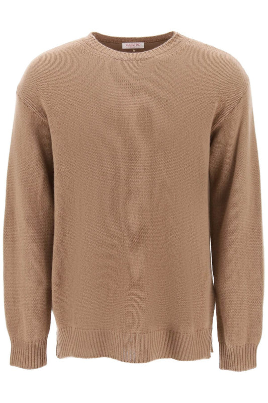 VALENTINO GARAVANI Pullover In Cashmere Con Borchia