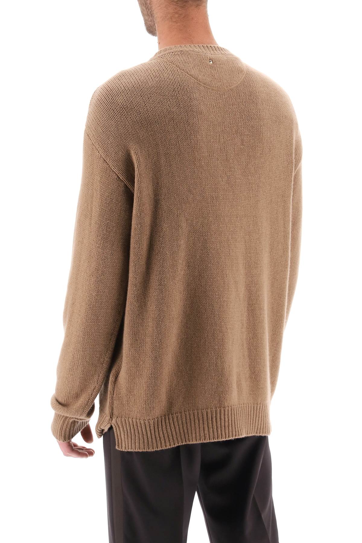 VALENTINO GARAVANI Pullover In Cashmere Con Borchia