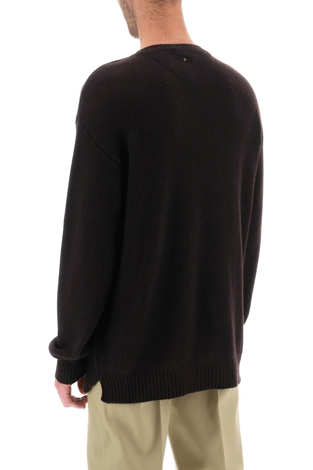 VALENTINO GARAVANI Pullover In Cashmere Con Borchia