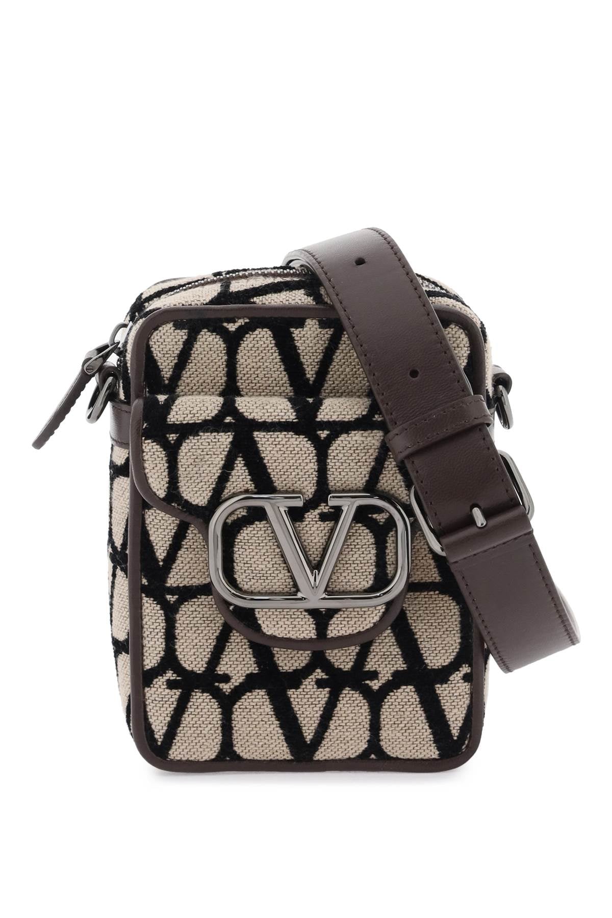 Valentino Garavani Mini LocÃ² Toile Iconographe Crossbody Bag