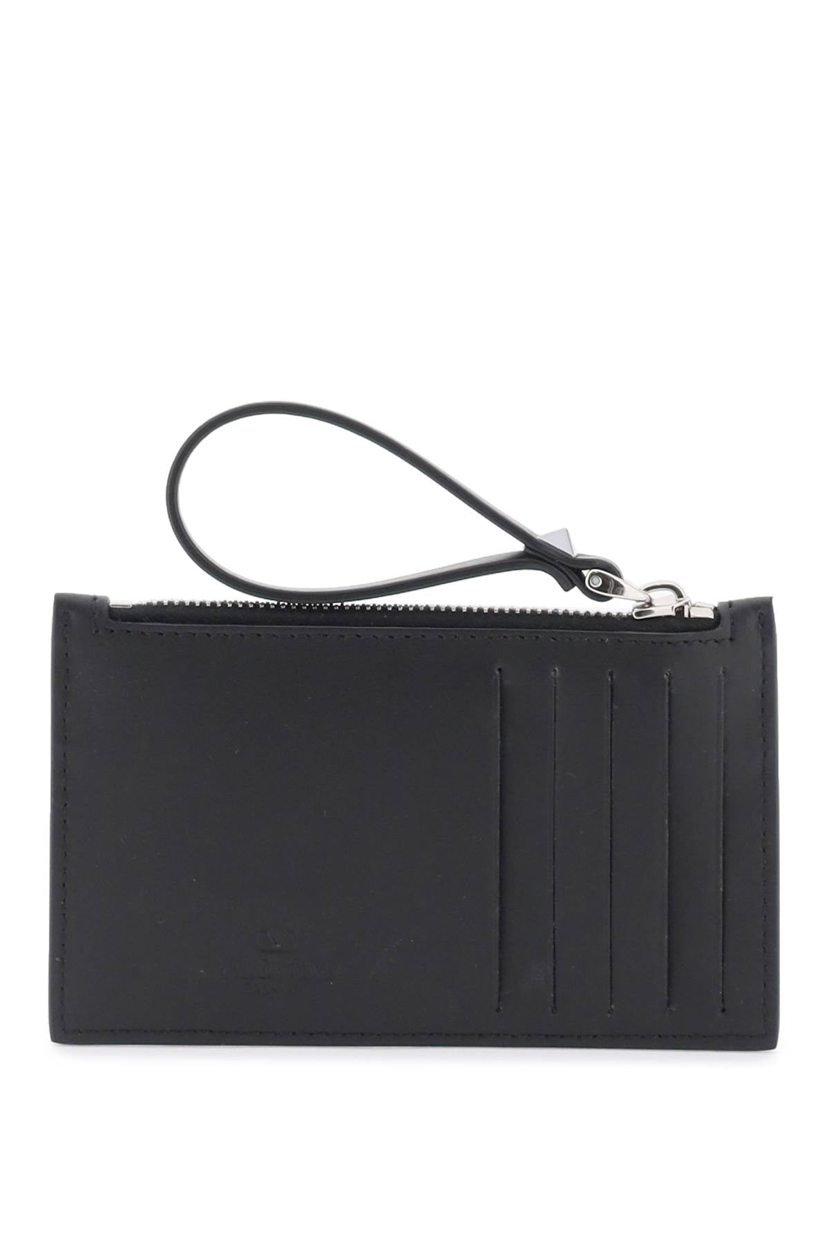 Valentino Garavani Leather Vltn Cardholder