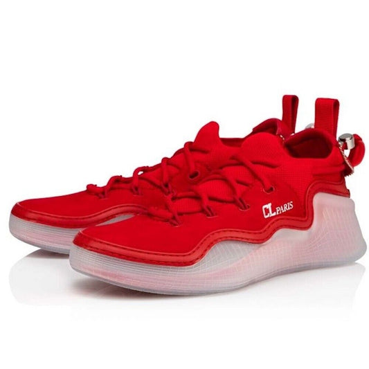 CHRISTIAN LOUBOUTIN Men's Arpoador Low-top Sneakers Red 41