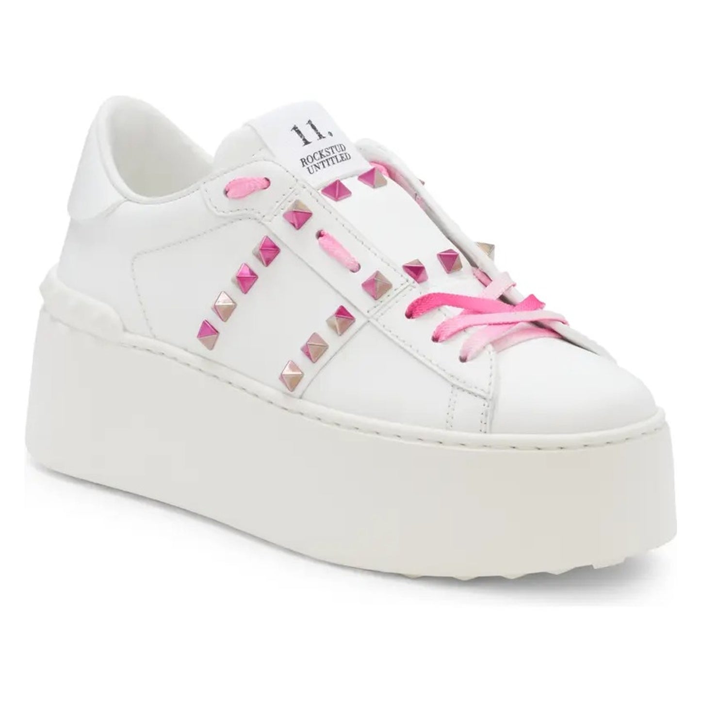 Valentino Garavani Flatform Rockstud Untitled Sneakers Multicolored Studs