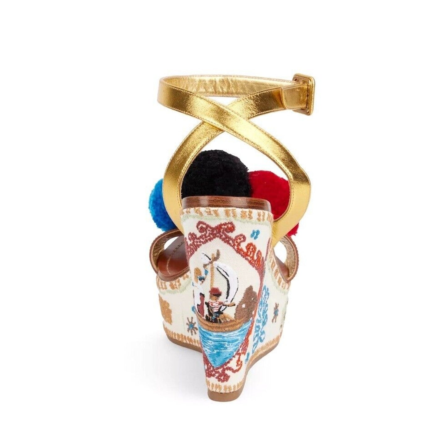 CHRISTIAN LOUBOUTIN Cycladissimo 120 Leather wedge sandals