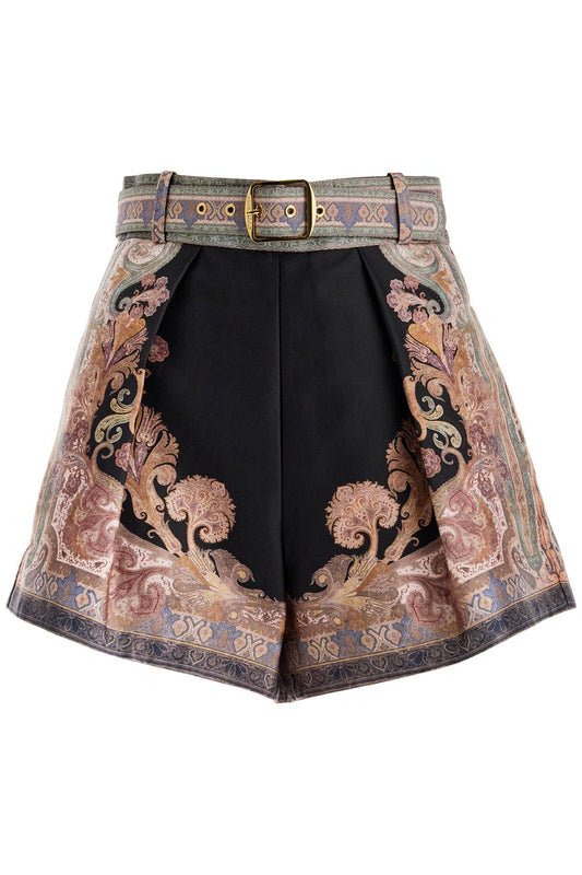 Zimmermann Silk And Cotton Set Of Shorts With