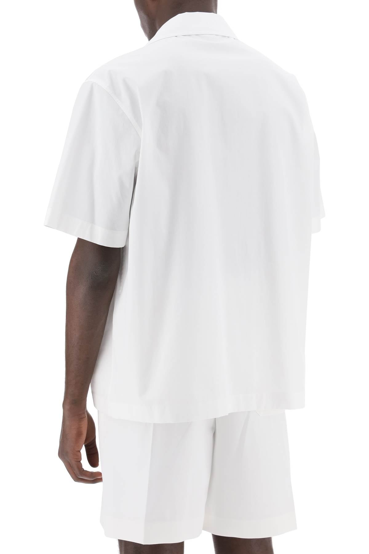 Valentino Garavani V Detail Bowling Shirt With V-