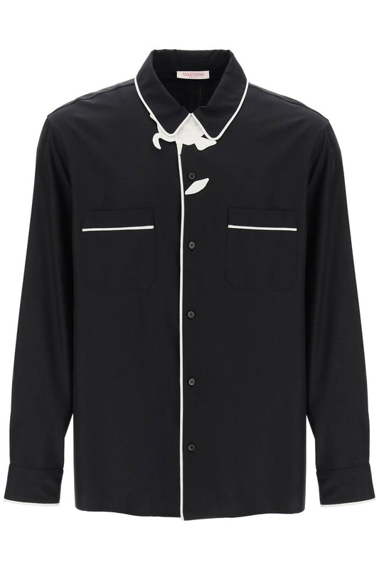 Valentino Garavani Pyjama-Style Shirt With Flower