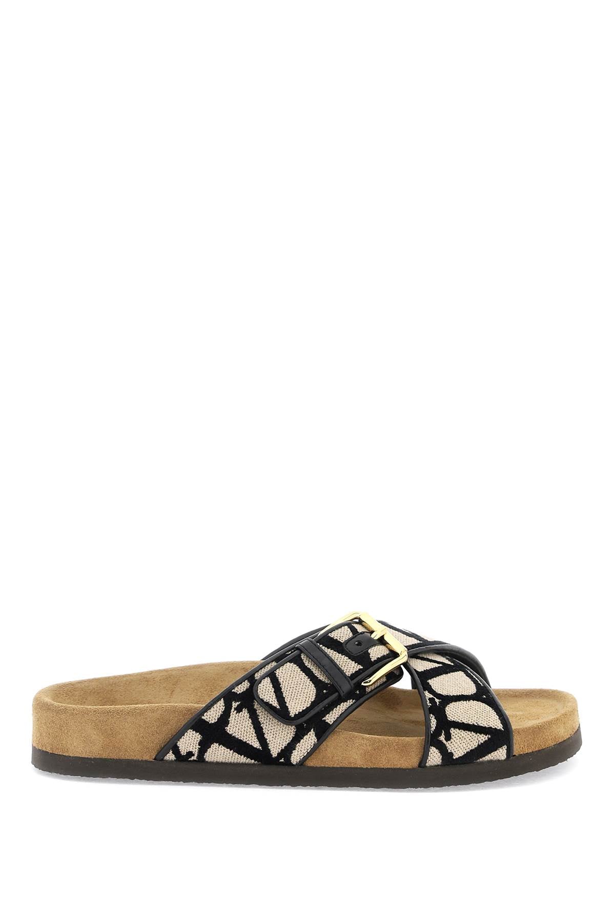 Valentino Garavani Iconographer Canvas Slides With