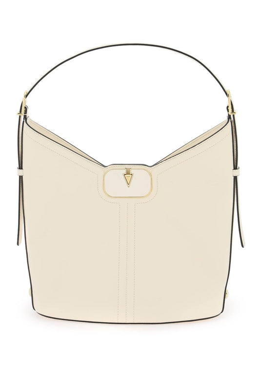 Valentino Garavani Vlogo Leather Hobo Bag