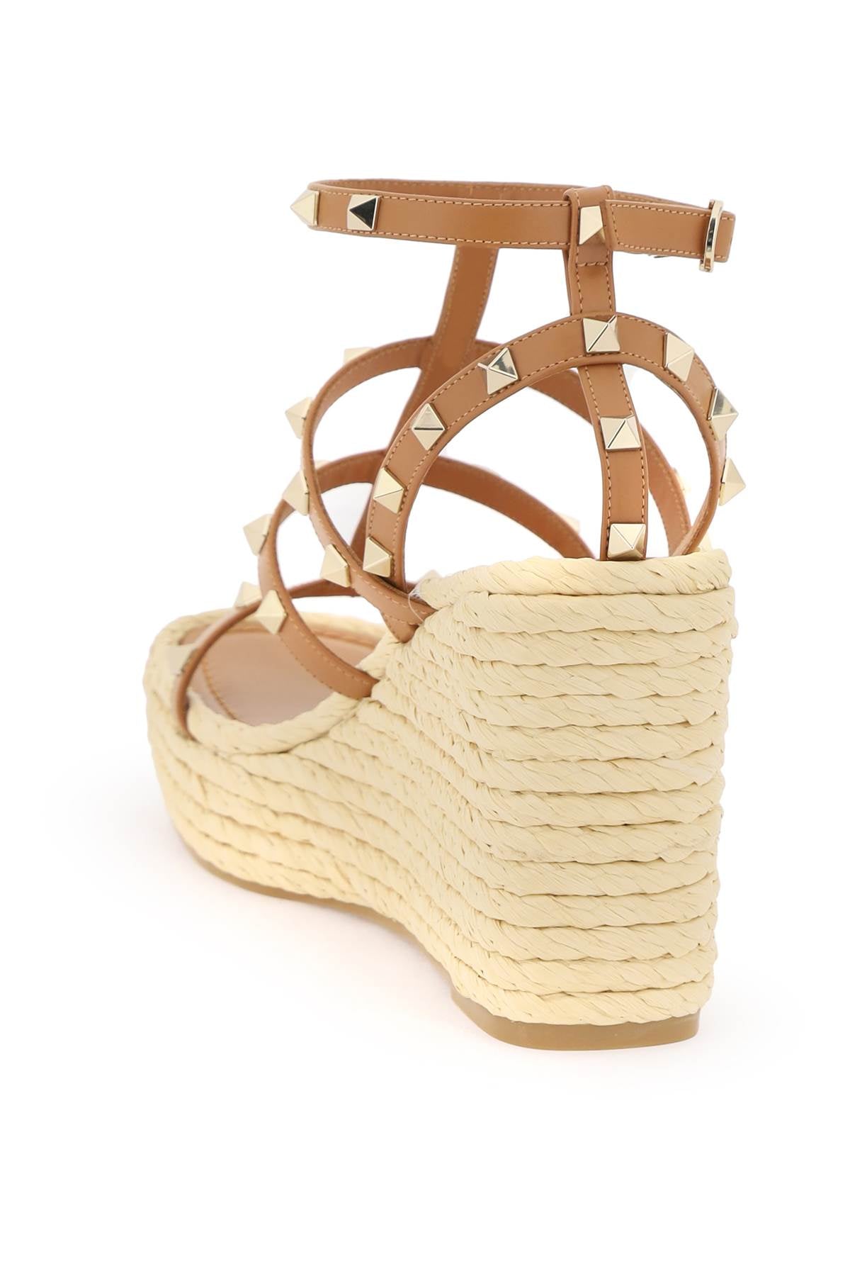 Valentino Garavani Rockstud Wedge Espadrilles