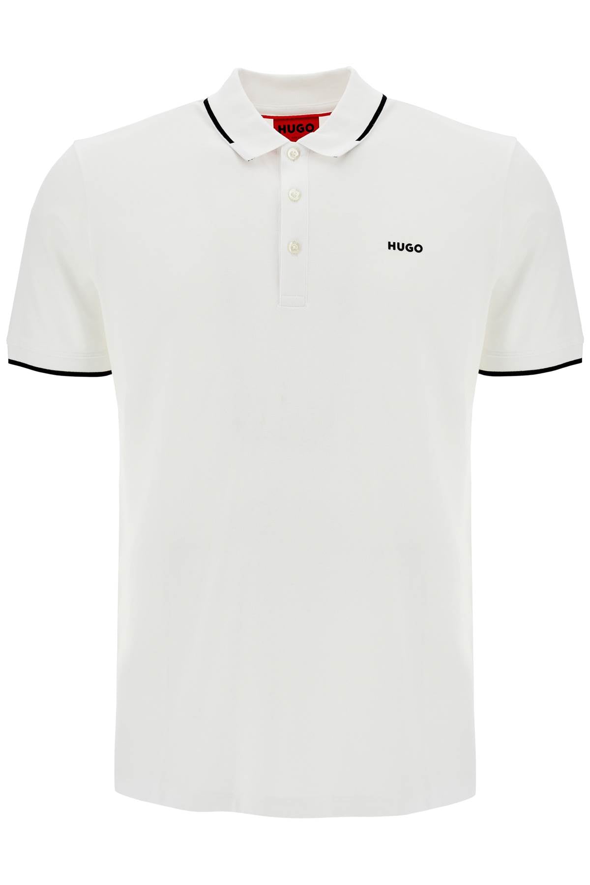 Hugo Slim Fit Piqu Polo Shirt