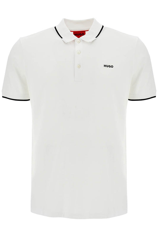 Hugo Slim Fit Piqu Polo Shirt