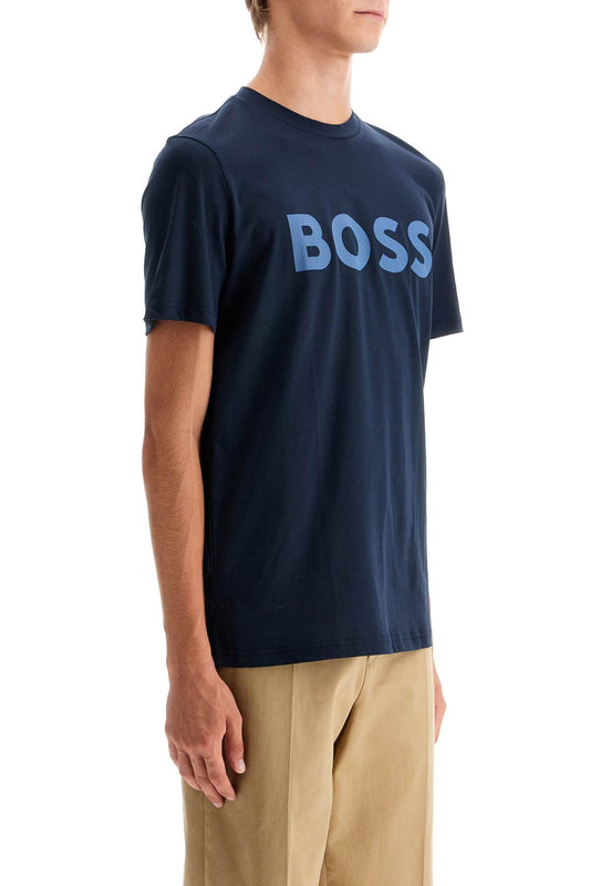 Boss Logo Print T-Shirt