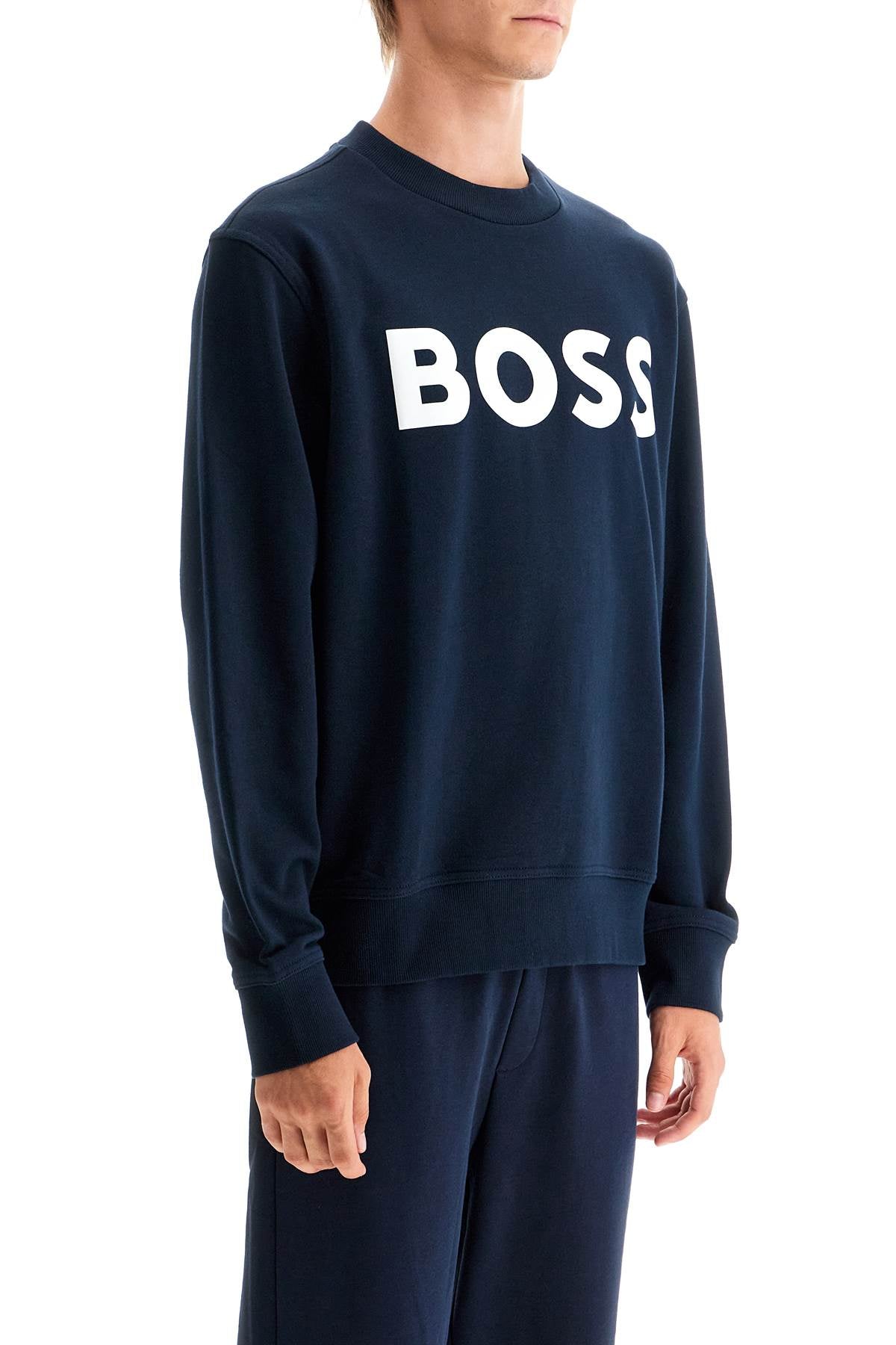 Boss Webasiccrew Logo Sweatshirt