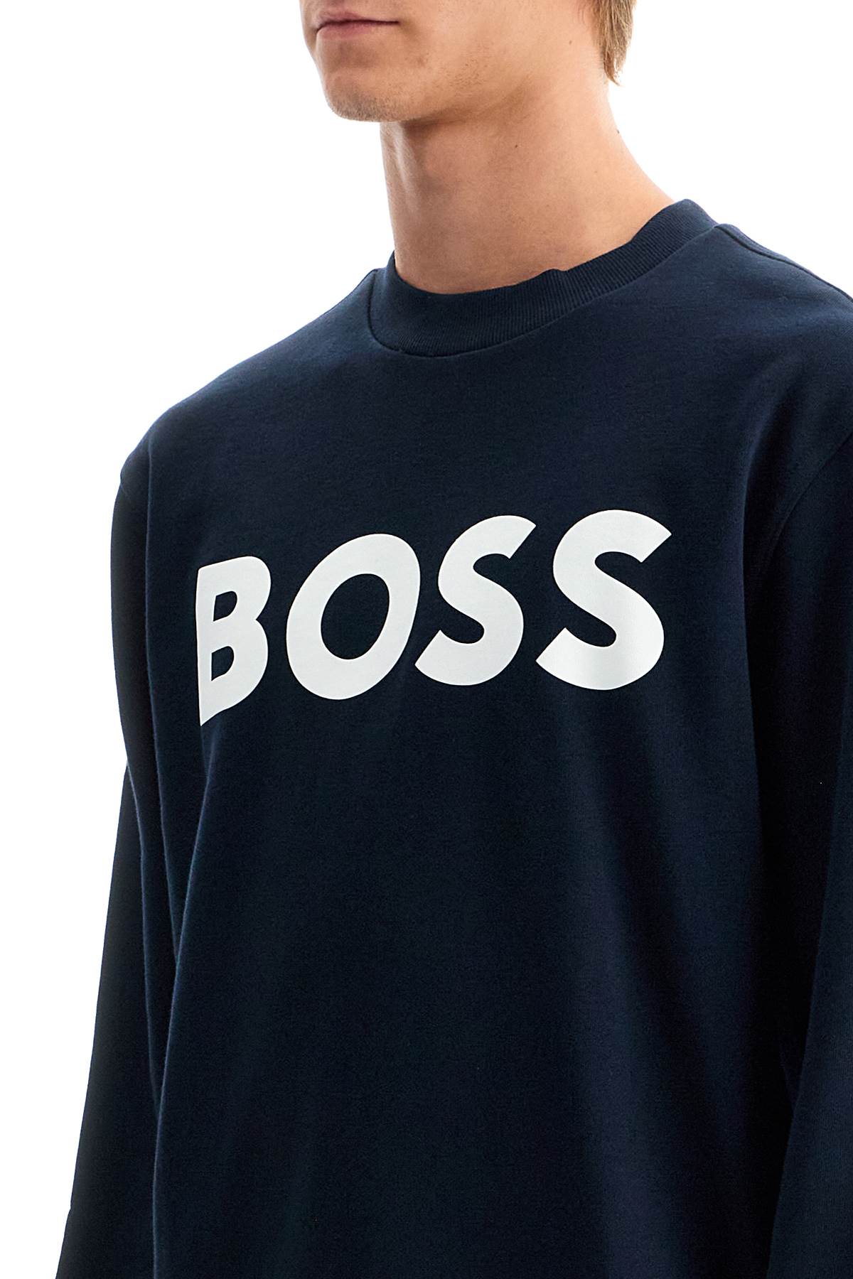 Boss Webasiccrew Logo Sweatshirt