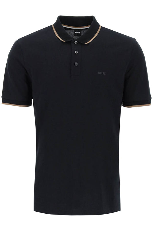 Boss Contrast Trim Parlay Polo Shirt