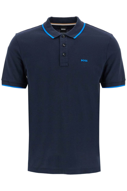 Boss Contrast Trim Parlay Polo Shirt