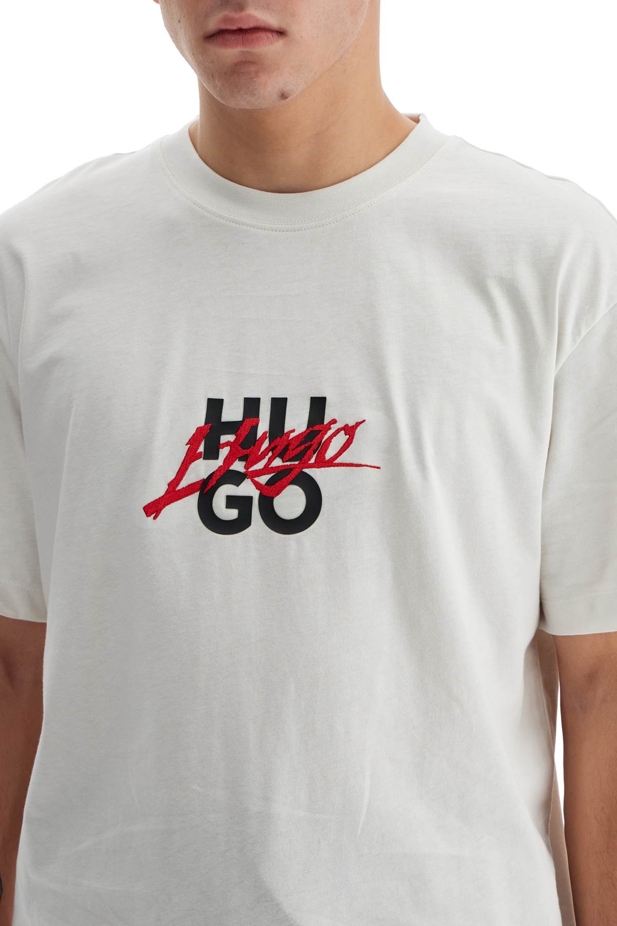 Hugo Logo Crewneck T-Shirt